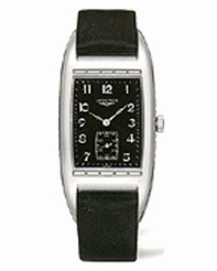 Black Longines L2.694.4.53.3 Unisex Stainless Steel Watch