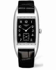 Black Longines L2.694.4.53.4 Unisex Stainless Steel Watch