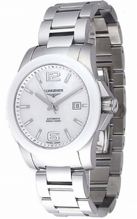 Unisex Longines Conquest L3.657.4.86.6 Stainless Steel Watch