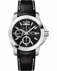 Longines Conquest L3.662.4.56.3 Black Dial Watch