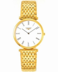 Quartz Longines L4.709.2.11.8 Unisex White Watches