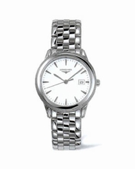 Longines Flagship L4.716.4.12.6 White Dial Watch