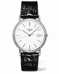 White Longines L4.790.4.12.2 Unisex Stainless Steel Watch