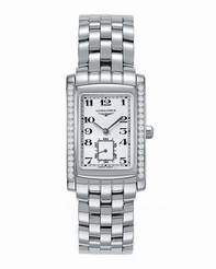 White Longines L5.155.0.73.6 Womens Stainless Steel Watch