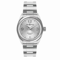 Grey Bell Ross Medium Auto Unisex Stainless Steel Watch