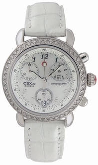 Womens Michele CSX MWW03B000013 Stainless Steel Watch