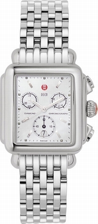 Michele Deco MWW06A000141 White Mother-of-pearl Dial Watch