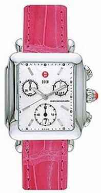 White Mother-of-pearl Michele MWW06A000154 Womens Stainless Steel Watch