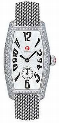 Quartz Michele MWW08B000121 Womens White guilloche Watches