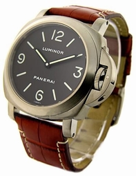 Brown Panerai PAM00116 Mens Stainless Steel Watch