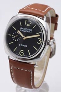 Black Panerai PAM00190 Mens Stainless Steel Watch