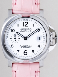 White Panerai PAM00049 Womens Stainless Steel Watch