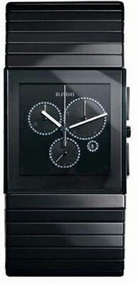 Rado Ceramica R21714702 Black Dial Watch