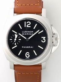 Black Panerai PAM00111 Mens Stainless Steel Watch