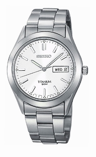 Seiko Titanium SGG705 Silver Dial Watch