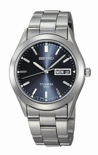 Seiko Titanium SGG709 Blue Dial Watch