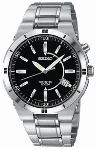 Mens Seiko Kinetic SKA347 Stainless Steel Watch