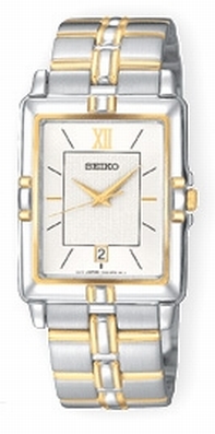 Seiko Dress Stainless Steel SKK666 Silver Dial Watch