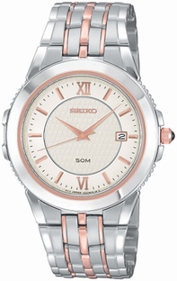 Seiko SKK690 White Watch