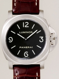 Black Panerai PAM00176 Mens Titanium Watch