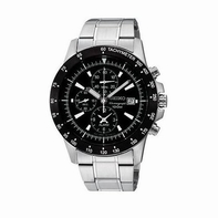 Seiko Chronograph SNAD49 Black Dial Watch