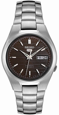 Seiko SNK605 Brown Watch