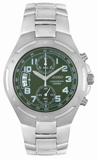 Green Seiko SNN139P1 Mens Stainless Steel Watch