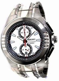 Seiko Chronograph SNN143P1 Stainless Steel Case Swiss Watch