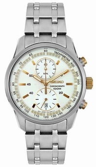 Mens Seiko Chronograph SNN155P1 Stainless Steel Watch