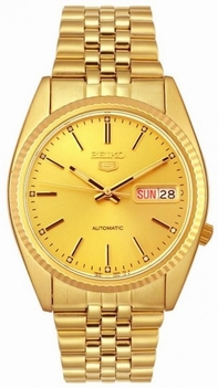 Seiko SNXJ94 Gold Watch