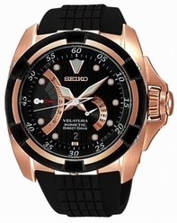 Quartz Seiko SRH006P1 Mens Black Watches