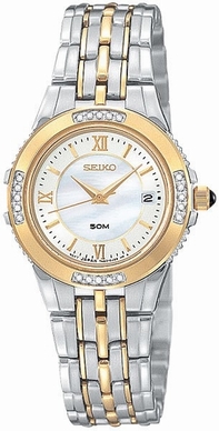 Seiko SXDA22 Quartz Two Tone Watch