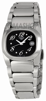 Black Tissot T009.110.11.057.00 Womens Stainless Steel Watch