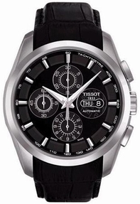 Black Tissot T035.614.16.051.00 Mens Stainless Steel Watch