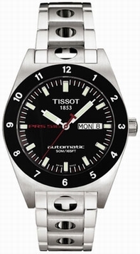 Black Tissot T91.1.483.51 Mens Stainless Steel Watch