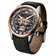 Skeleton Milus TIRI740 Mens Titanium Watch