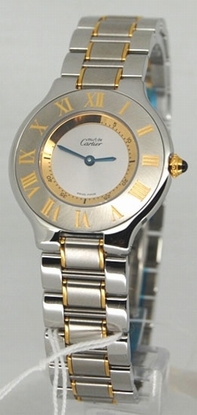 Cartier W10072R6 Quartz Two Tone Watch