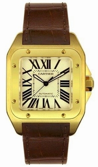 Automatic Cartier W20078Y1 Mens Ivory Watches