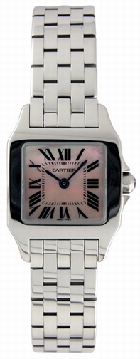 Cartier Santos Demoiselle W25075Z5 Pink Dial Watch