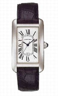 Cartier Tank Americaine W2601956 White Dial Watch