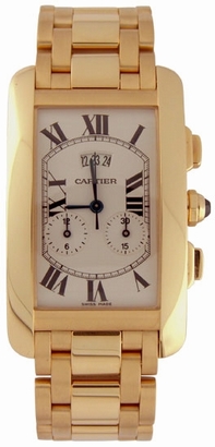 Quartz Cartier W26058K2 Mens Silver Watches