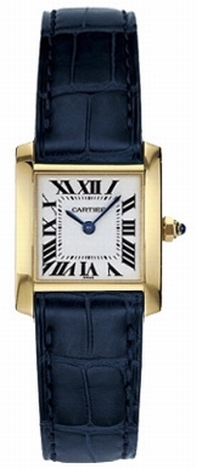 Womens Cartier Tank Francaise W5000256 Yellow Gold Watch