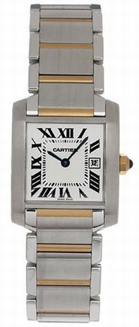 Cartier Tank Francaise W51012Q4 White Dial Watch