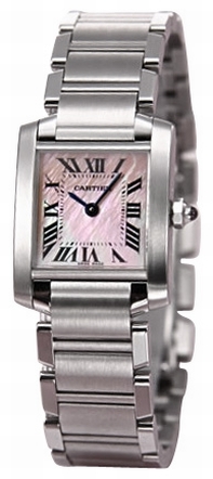 Womens Cartier Tank Francaise W51028Q3 Stainless Steel Watch