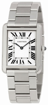 Quartz Cartier W5200014 Mens White Watches