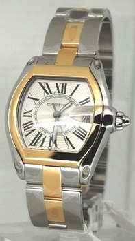 Cartier Roadster W62031Y4 Silver Dial Watch