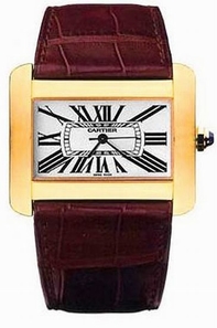 Mens Cartier Tank Divan W6300556 Yellow Gold Watch