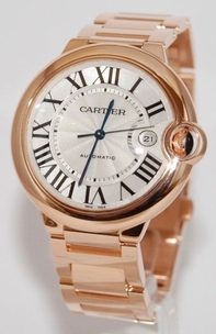 Cartier Ballon Bleu de W69006Z2 Rose Gold Case Swiss Watch