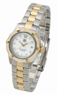 Swiss Quartz Tag Heuer WAF1450.BB0814 Womens White Watches