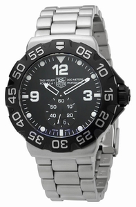 Black Tag Heuer WAH1010.BA0854 Mens Stainless Steel Watch